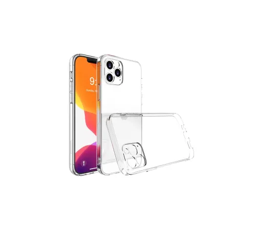 Apple iPhone 15 Pro Max Kılıf Lüx Şeffaf Silikon