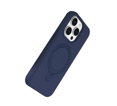 Apple iPhone 14 Pro Max Regal Magsafe Standlı Kapak - Lacivert