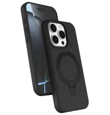 Apple iPhone 14 Pro Max Regal Magsafe Standlı Kapak - Siyah