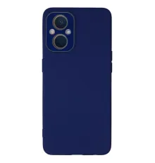 Reno 7 Lite Kılıf Lansman Glass Kapak - Sky Blue