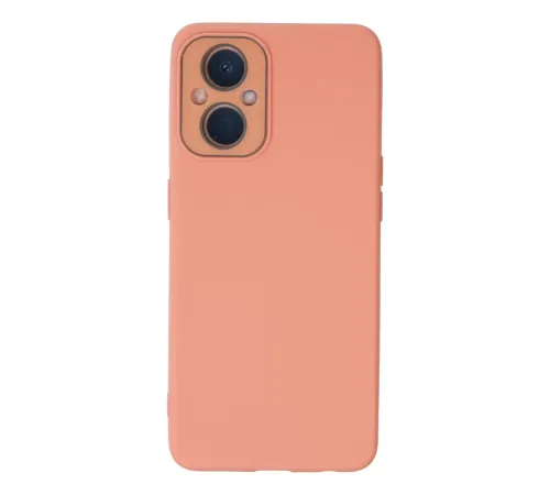 Reno 7 Lİte Kılıf Lansman Glass Kapak - Pembe