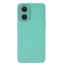 Reno 7 Lite Kılıf Lansman Glass Kapak - Turkuaz