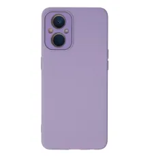 Reno 7 Lite Kılıf Lansman Glass Kapak - Lila