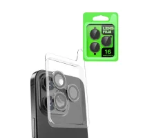 Apple iPhone 16 Pro Raze Metal Kamera Lens - Siyah