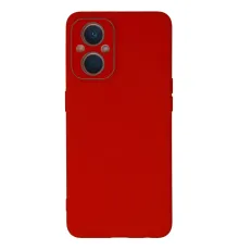 Reno 7 Lite Kılıf Lansman Glass Kapak - Kırmızı