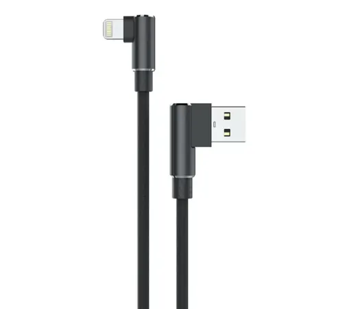 USB to Lightning 3M 2.4A Kablo - Siyah