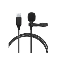 Lightning 2 Metre Double Mikrofon - Siyah