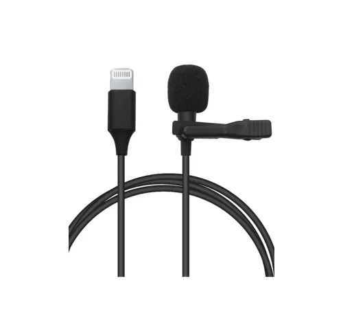 Lightning 2 Metre Double Mikrofon - Siyah