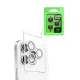 Apple iPhone 16 Pro Raze Metal Kamera Lens - Beyaz