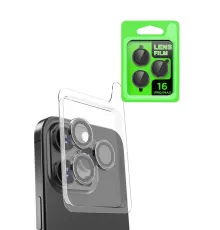 Apple iPhone 16 Pro Max Raze Metal Kamera Lens - Siyah