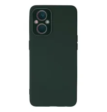 Reno 7 Lite Kılıf Lansman Glass Kapak - Koyu Yeşil