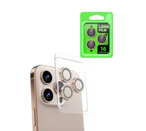 Apple iPhone 16 Pro Max Raze Metal Kamera Lens - Natural Grey