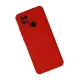 Xiaomi Redmi 10C Kılıf Nano içi Kadife Silikon - Kırmızı
