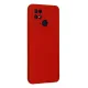 Xiaomi Redmi 10C Kılıf Nano içi Kadife Silikon - Kırmızı