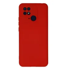 Xiaomi Redmi 10C Kılıf Nano içi Kadife Silikon - Kırmızı