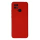Xiaomi Redmi 10C Kılıf Nano içi Kadife Silikon - Kırmızı
