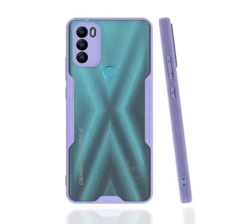 General Mobile GM 21 Plus Kılıf Platin Silikon - Lila