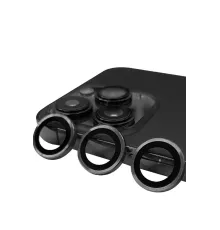 Apple iPhone 15 Pro Raze Metal Kamera Lens - Titan Gri