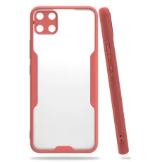 Realme C15 Kılıf Platin Silikon - Pembe