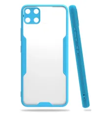 Realme C15 Kılıf Platin Silikon - Mavi