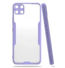 Realme C15 Kılıf Platin Silikon - Lila