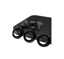 Apple iPhone 15 Pro Max Raze Metal Kamera Lens - Siyah