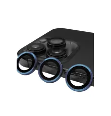 Apple iPhone 15 Pro Max Raze Metal Kamera Lens - Lacivert