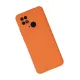 Xiaomi Redmi 10C Kılıf Nano içi Kadife Silikon - Turuncu