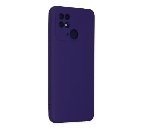 Xiaomi Redmi 10C Kılıf Nano içi Kadife Silikon - Mor