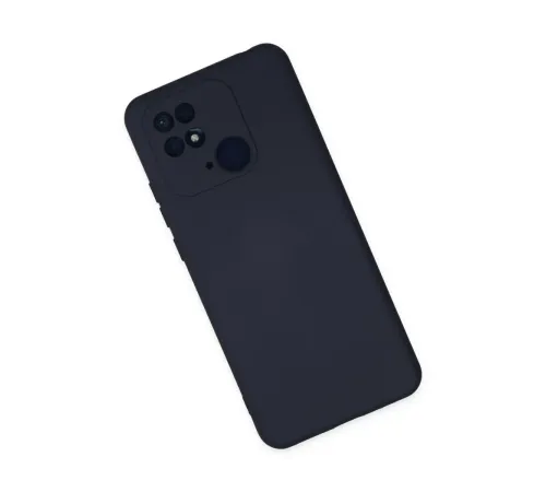 Xiaomi Redmi 10C Kılıf Nano içi Kadife Silikon - Lacivert