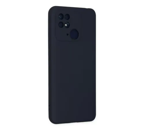 Xiaomi Redmi 10C Kılıf Nano içi Kadife Silikon - Lacivert