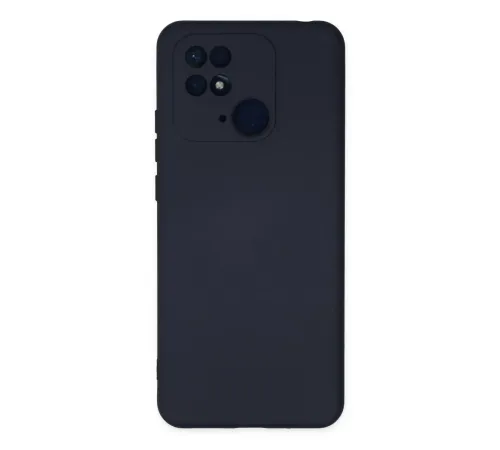 Xiaomi Redmi 10C Kılıf Nano içi Kadife Silikon - Lacivert