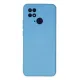 Xiaomi Redmi 10C Kılıf Nano içi Kadife Silikon - Mavi
