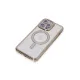 Apple iPhone 15 Pro Kılıf Joke Simli Magneticsafe Kılıf - Gold
