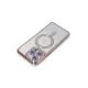 Apple iPhone 15 Pro Kılıf Joke Simli Magneticsafe Kılıf - Pembe