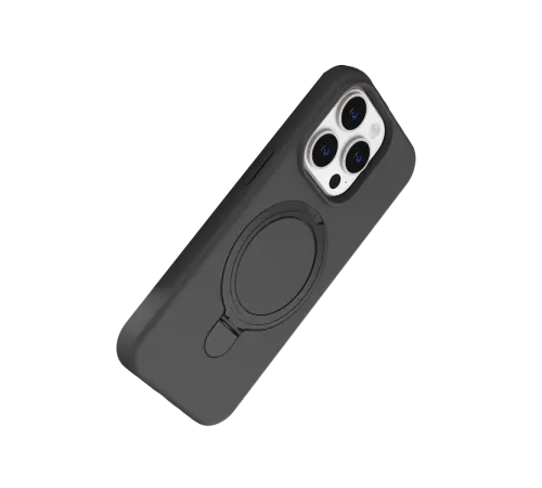 Apple iPhone 15 Pro Max Regal Magsafe Standlı Kapak - Titan Gri