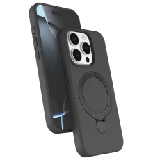 Apple iPhone 15 Pro Max Regal Magsafe Standlı Kapak - Titan Gri