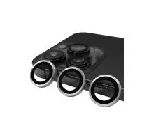 Apple iPhone 14 Pro Max Raze Metal Kamera Lens - Gümüş