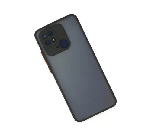 Xiaomi Redmi 10C Kılıf Montreal Silikon Kapak - Siyah