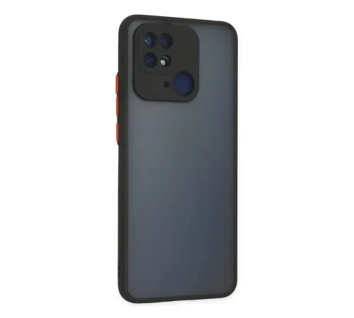 Xiaomi Redmi 10C Kılıf Montreal Silikon Kapak - Siyah