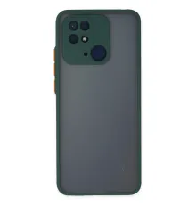 Xiaomi Redmi 10C Kılıf Montreal Silikon Kapak - Yeşil