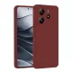 Xiaomi Redmi Note 14 4G Kılıf First Silikon - Bordo