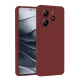 Xiaomi Redmi Note 14 4G Kılıf First Silikon - Bordo