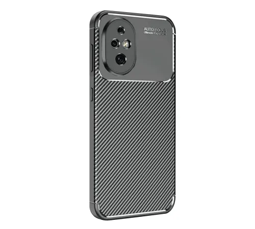 Honor 200 Kılıf Auto Focus Karbon Kapak - Siyah