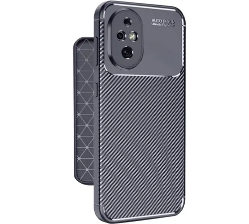Honor 200 Kılıf Auto Focus Karbon Kapak - Lacivert