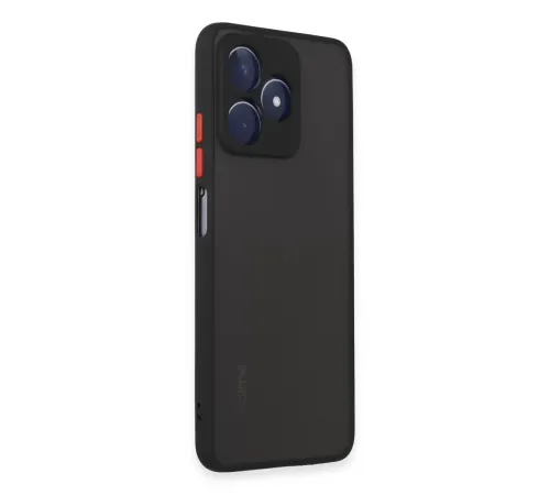 Realme C53 Kılıf Montreal Silikon Kapak - Siyah