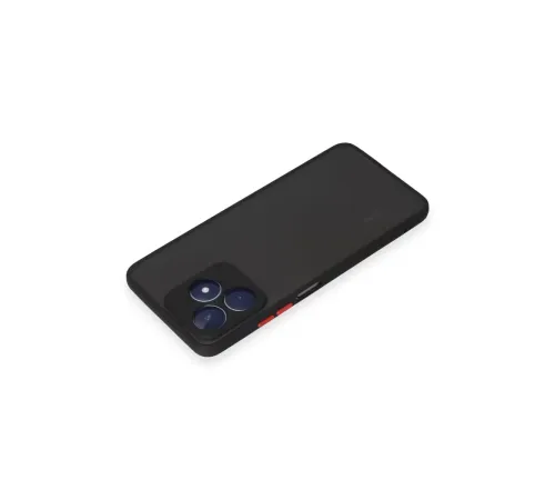 Realme C53 Kılıf Montreal Silikon Kapak - Siyah