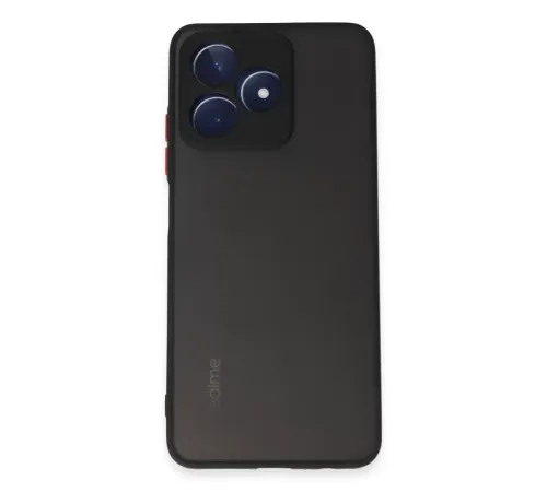 Realme C53 Kılıf Montreal Silikon Kapak - Siyah