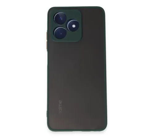 Realme C53 Kılıf Montreal Silikon Kapak - Yeşil