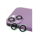 Apple iPhone 15 Raze Metal Kamera Lens - Yeşil